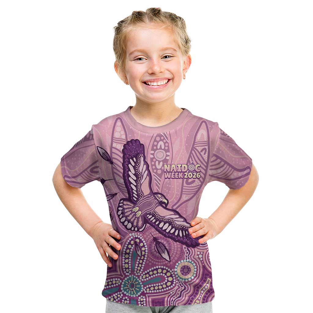 NAIDOC Week - 50 Years Deadly Kid T Shirt Pastel Wings