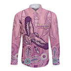 NAIDOC Week - 50 Years Deadly Long Sleeve Button Shirt Pastel Wings