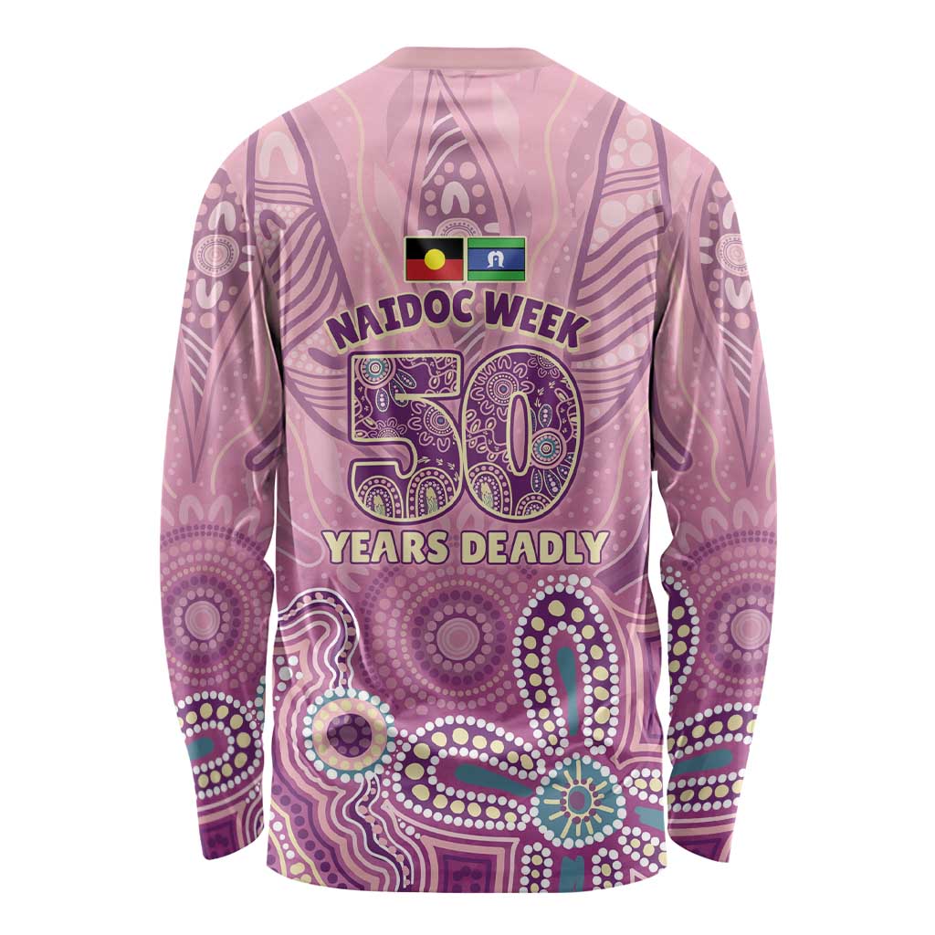 NAIDOC Week - 50 Years Deadly Long Sleeve Shirt Pastel Wings