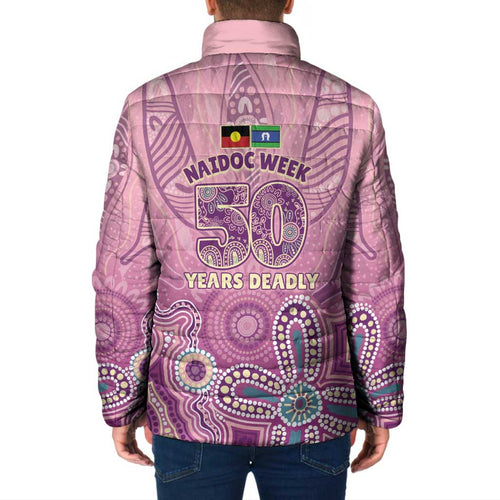 NAIDOC Week - 50 Years Deadly Padded Jacket Pastel Wings
