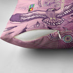 NAIDOC Week - 50 Years Deadly Pillow Cover Pastel Wings