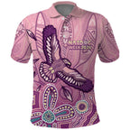 NAIDOC Week - 50 Years Deadly Polo Shirt Pastel Wings