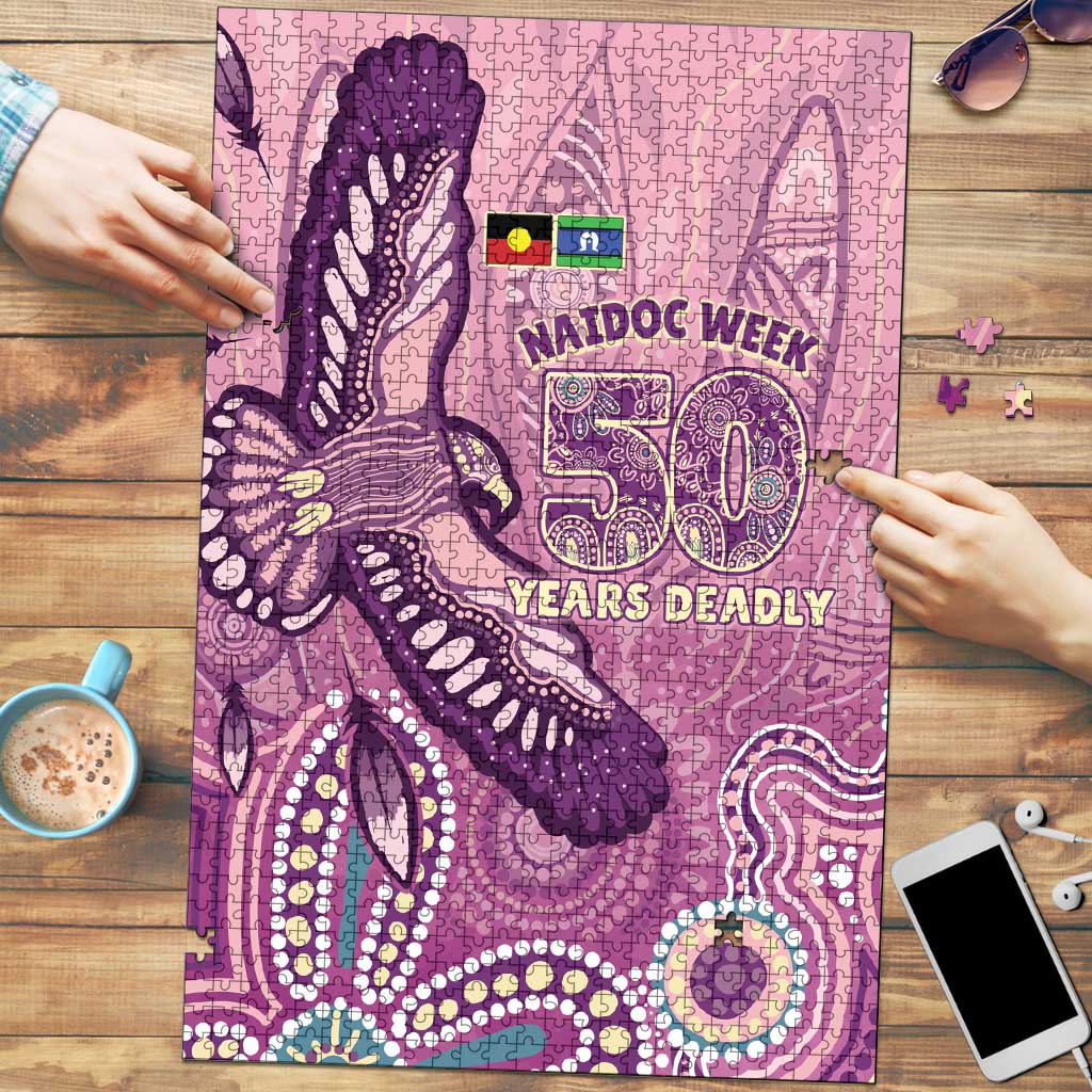 NAIDOC Week - 50 Years Deadly Puzzle Pastel Wings