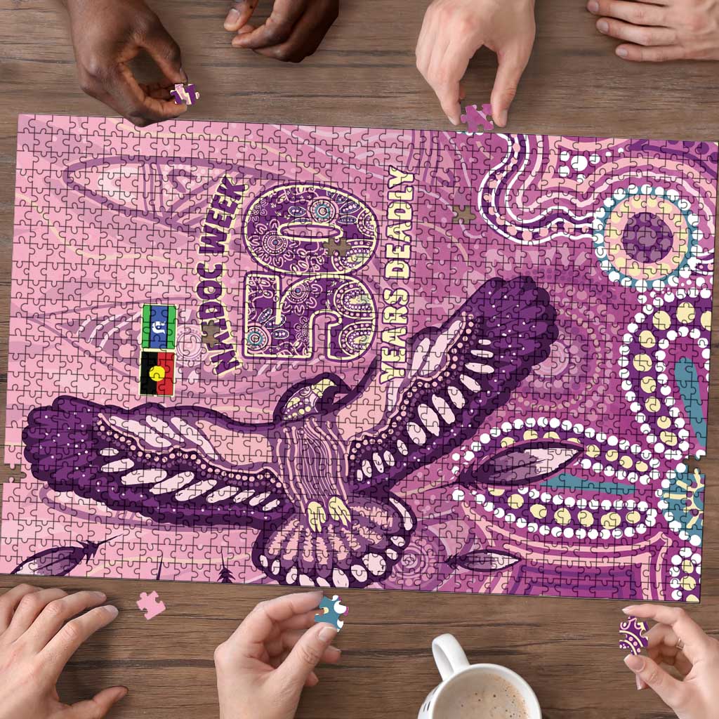 NAIDOC Week - 50 Years Deadly Puzzle Pastel Wings