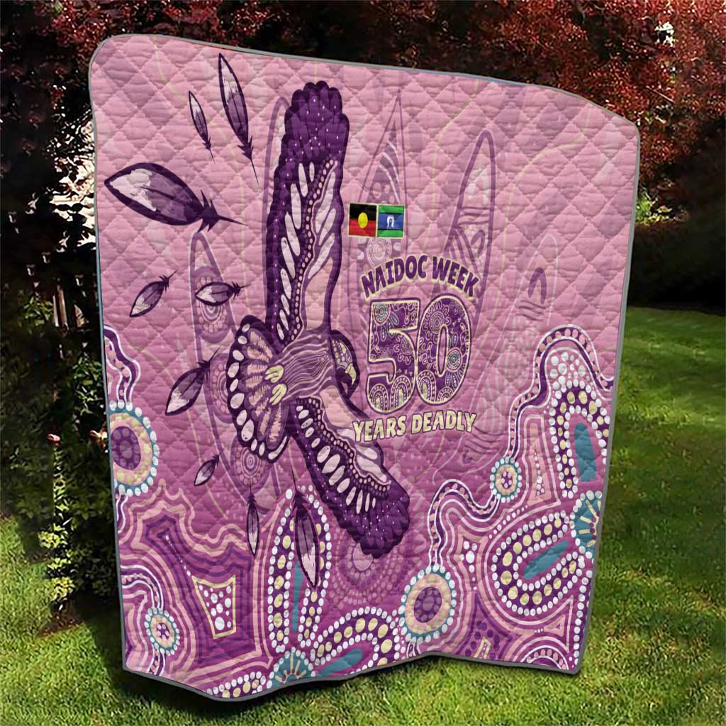 NAIDOC Week - 50 Years Deadly Quilt Pastel Wings