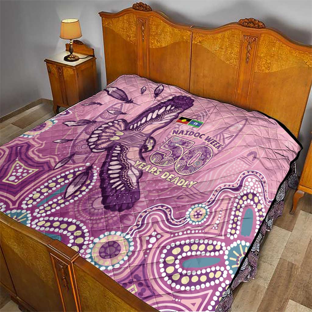 NAIDOC Week - 50 Years Deadly Quilt Pastel Wings