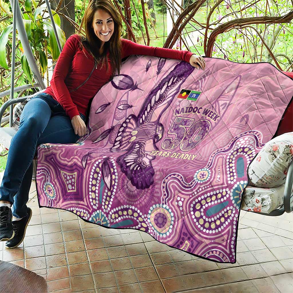 NAIDOC Week - 50 Years Deadly Quilt Pastel Wings