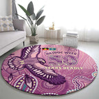 NAIDOC Week - 50 Years Deadly Round Carpet Pastel Wings