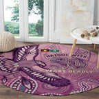 NAIDOC Week - 50 Years Deadly Round Carpet Pastel Wings