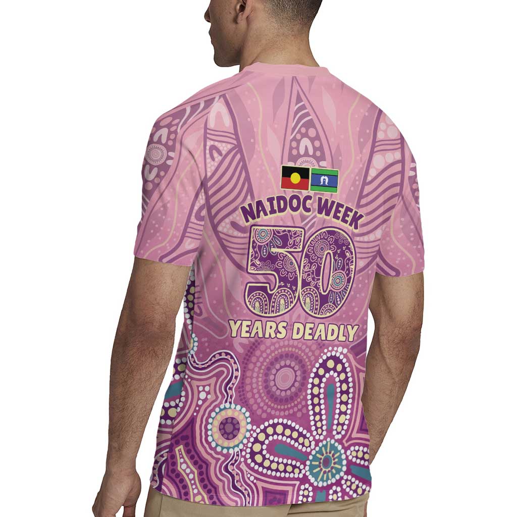 NAIDOC Week - 50 Years Deadly Rugby Jersey Pastel Wings