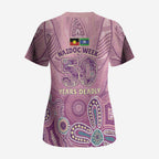 NAIDOC Week - 50 Years Deadly Scrub Top Pastel Wings