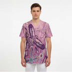 NAIDOC Week - 50 Years Deadly Scrub Top Pastel Wings