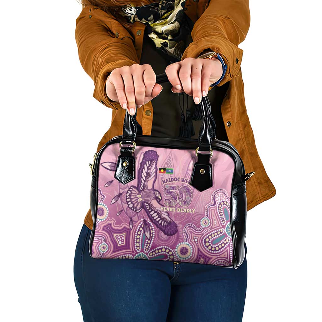 NAIDOC Week - 50 Years Deadly Shoulder Handbag Pastel Wings