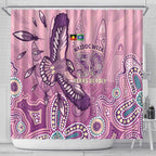NAIDOC Week - 50 Years Deadly Shower Curtain Pastel Wings