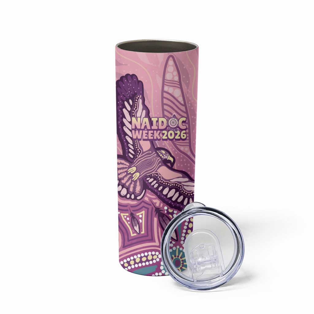 NAIDOC Week - 50 Years Deadly Skinny Tumbler Pastel Wings
