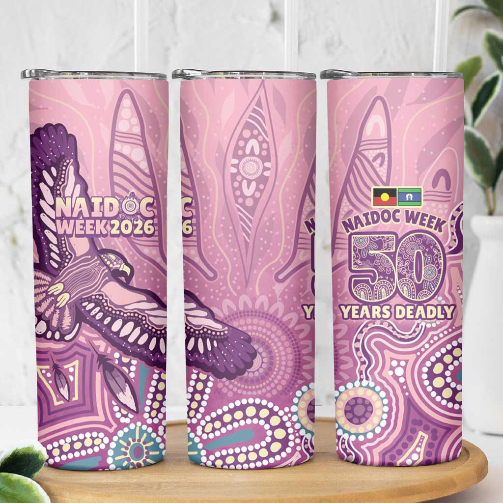 NAIDOC Week - 50 Years Deadly Skinny Tumbler Pastel Wings