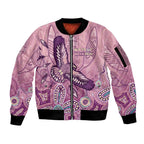 NAIDOC Week - 50 Years Deadly Sleeve Zip Bomber Jacket Pastel Wings