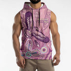 NAIDOC Week - 50 Years Deadly Sleeveless Hoodie Pastel Wings