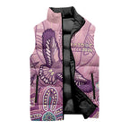 NAIDOC Week - 50 Years Deadly Sleeveless Puffer Jacket Pastel Wings