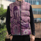 NAIDOC Week - 50 Years Deadly Sleeveless Puffer Jacket Pastel Wings