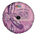 NAIDOC Week - 50 Years Deadly Spare Tire Cover Pastel Wings