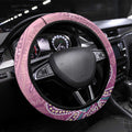 NAIDOC Week - 50 Years Deadly Steering Wheel Cover Pastel Wings