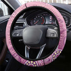 NAIDOC Week - 50 Years Deadly Steering Wheel Cover Pastel Wings