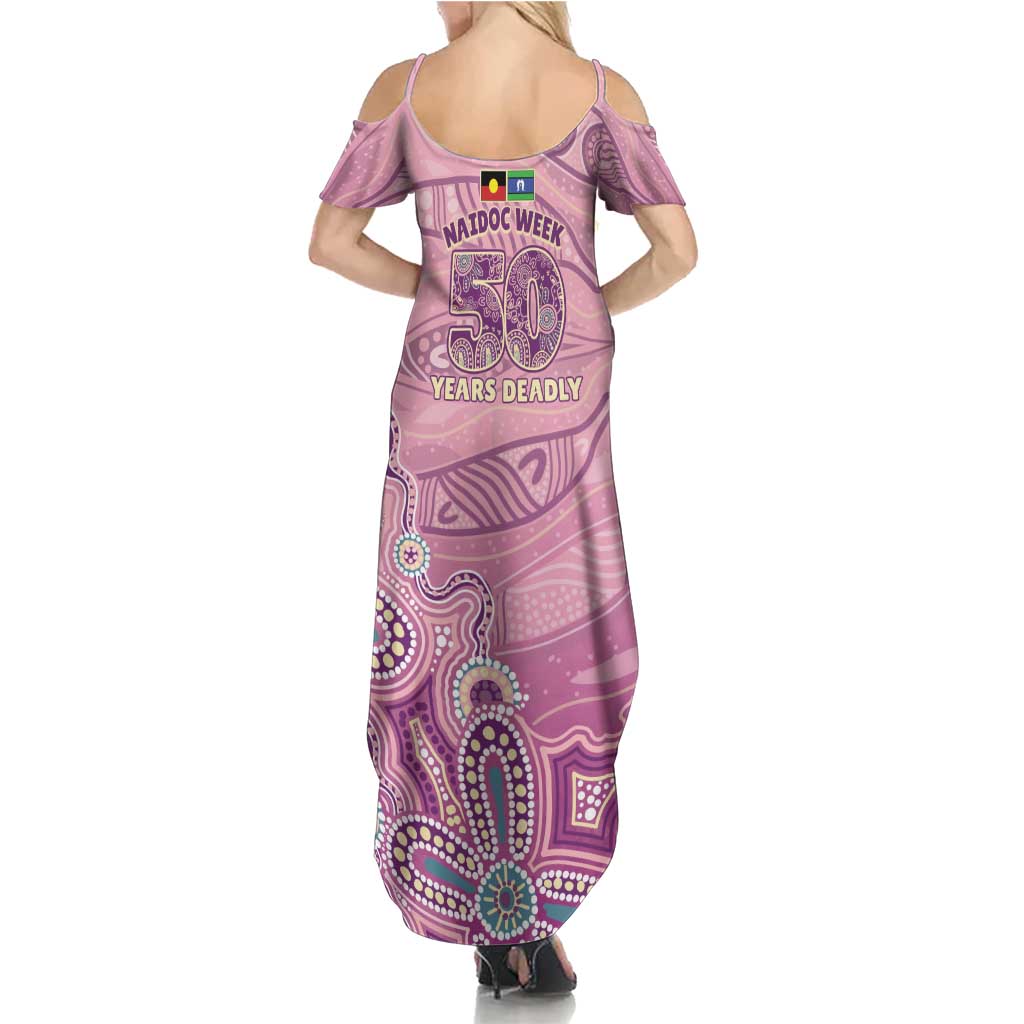 NAIDOC Week - 50 Years Deadly Summer Maxi Dress Pastel Wings