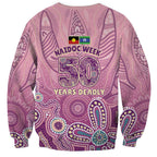 NAIDOC Week - 50 Years Deadly Sweatshirt Pastel Wings