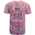 NAIDOC Week - 50 Years Deadly T Shirt Pastel Wings