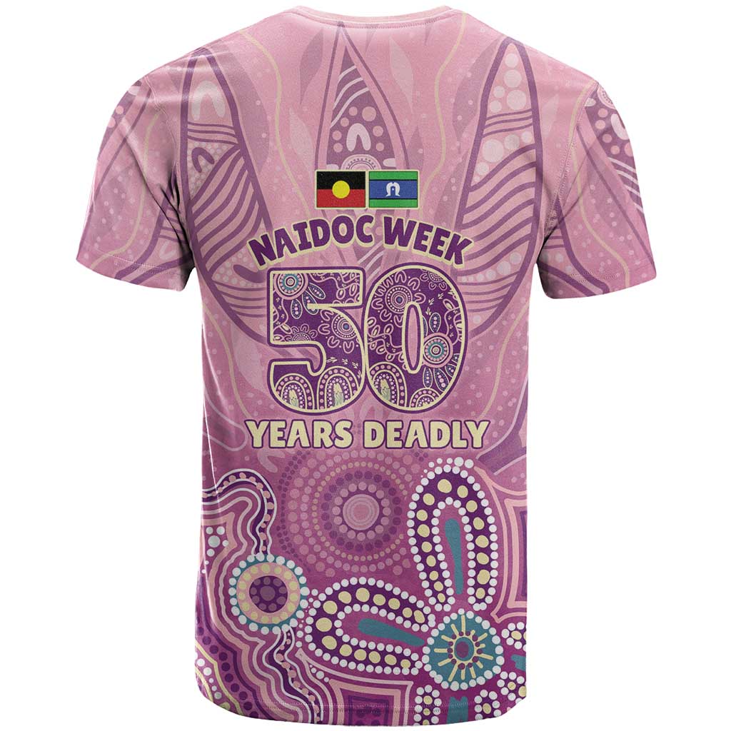 NAIDOC Week - 50 Years Deadly T Shirt Pastel Wings