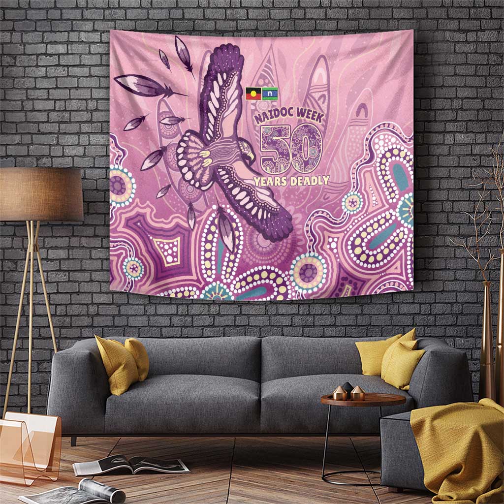 NAIDOC Week - 50 Years Deadly Tapestry Pastel Wings