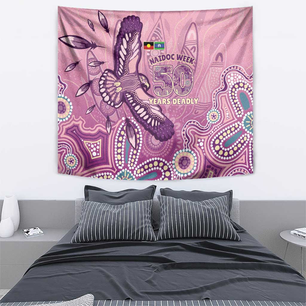NAIDOC Week - 50 Years Deadly Tapestry Pastel Wings