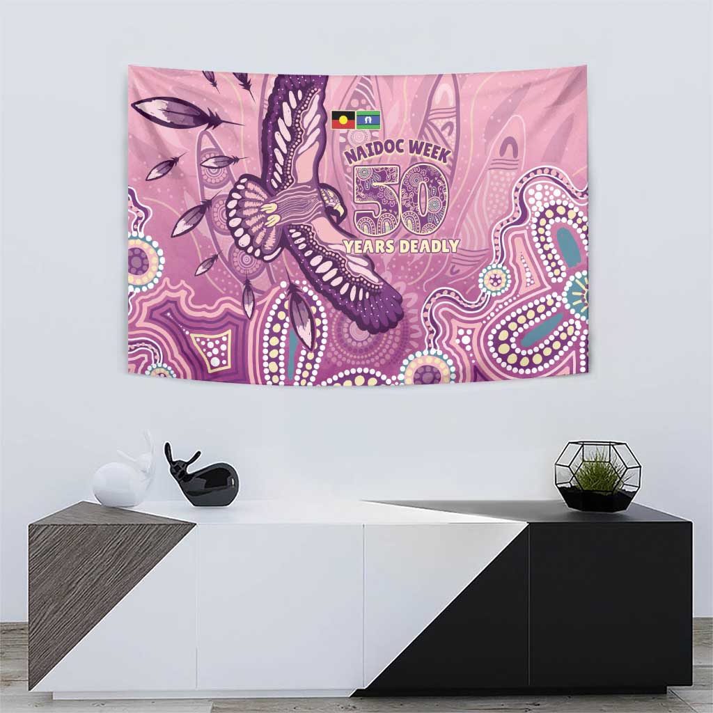 NAIDOC Week - 50 Years Deadly Tapestry Pastel Wings