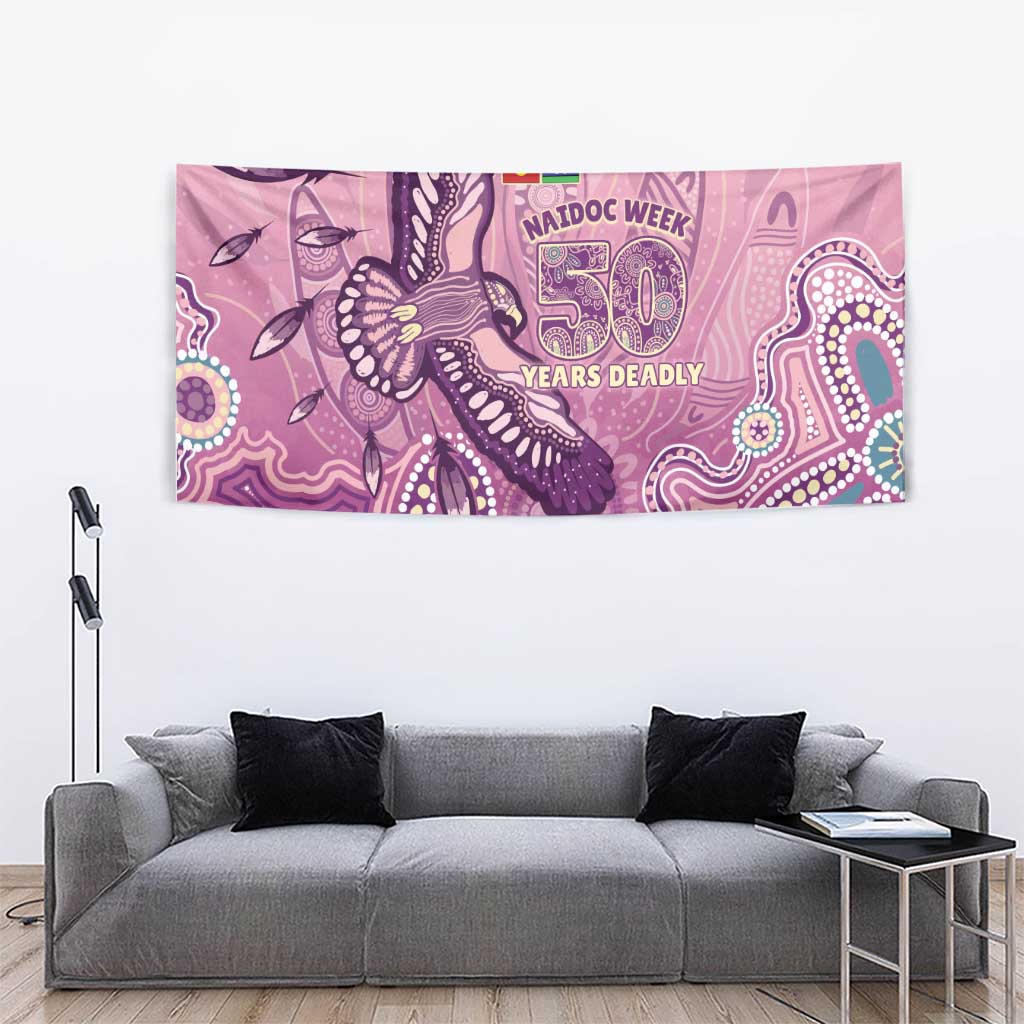 NAIDOC Week - 50 Years Deadly Tapestry Pastel Wings