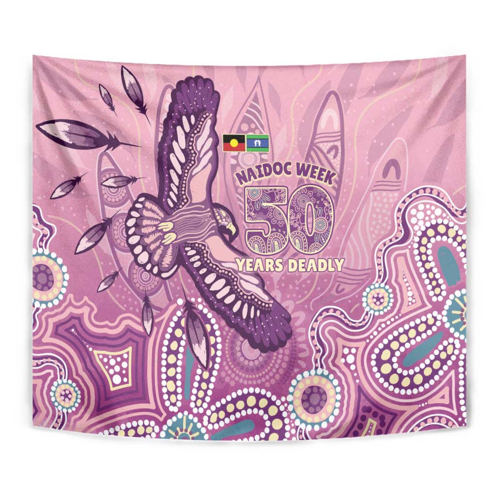 NAIDOC Week - 50 Years Deadly Tapestry Pastel Wings