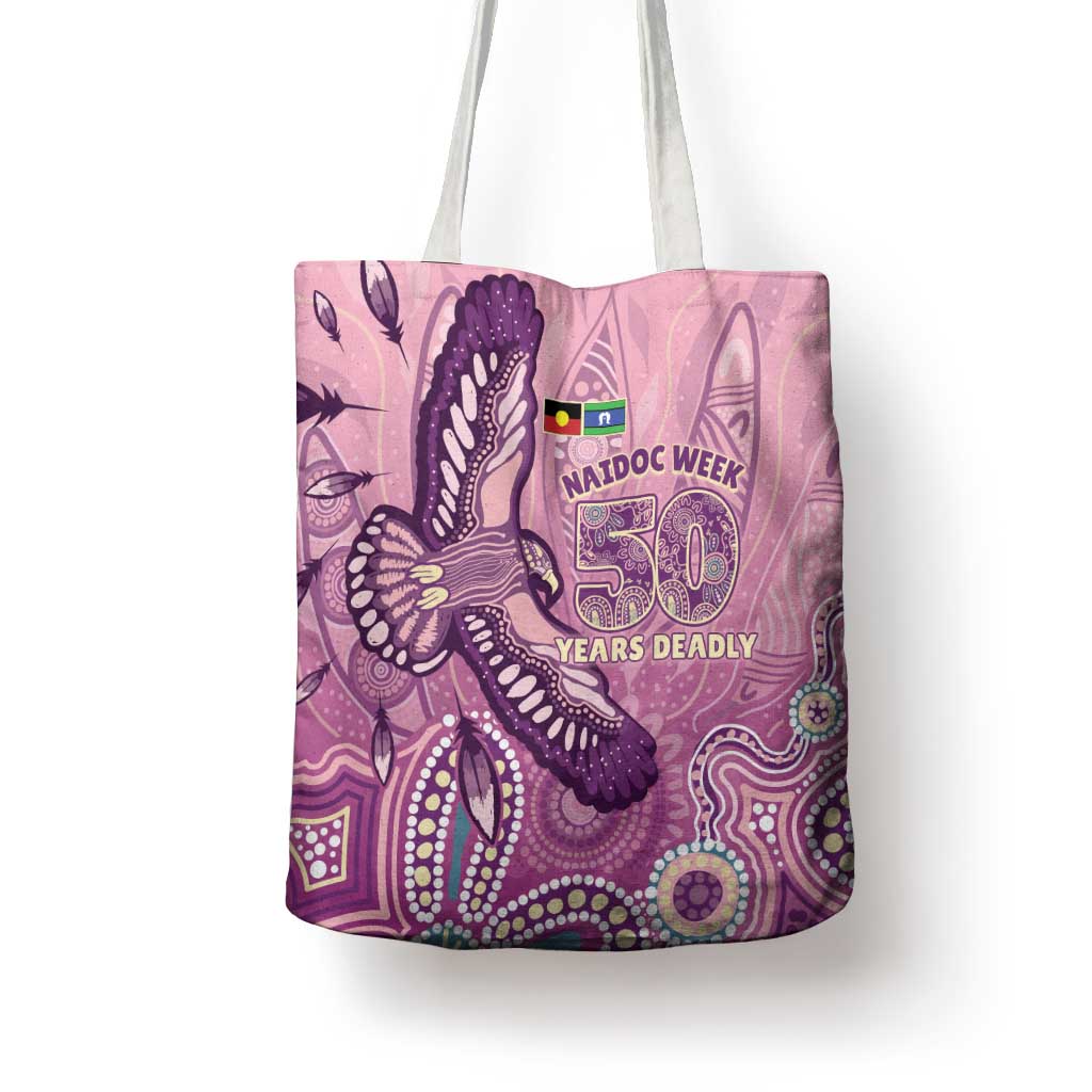 NAIDOC Week - 50 Years Deadly Tote Bag Pastel Wings