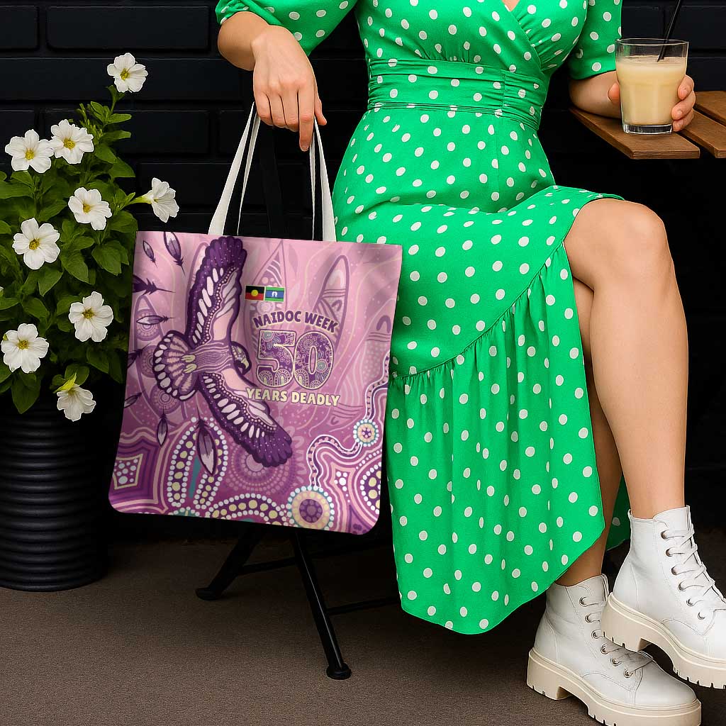 NAIDOC Week - 50 Years Deadly Tote Bag Pastel Wings