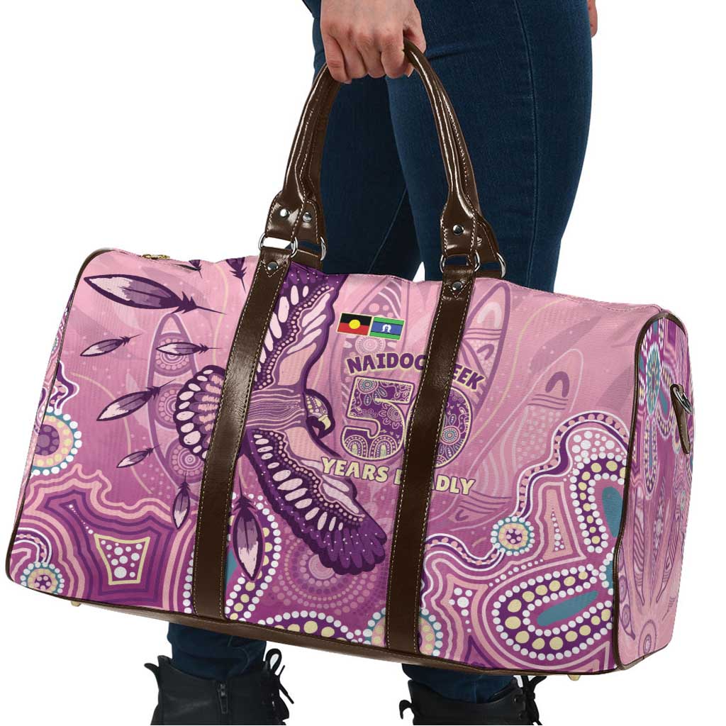 NAIDOC Week - 50 Years Deadly Travel Bag Pastel Wings