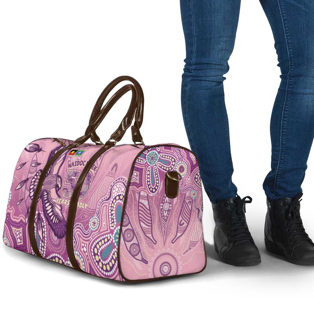 NAIDOC Week - 50 Years Deadly Travel Bag Pastel Wings