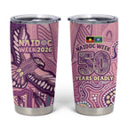 NAIDOC Week - 50 Years Deadly Tumbler Cup Pastel Wings