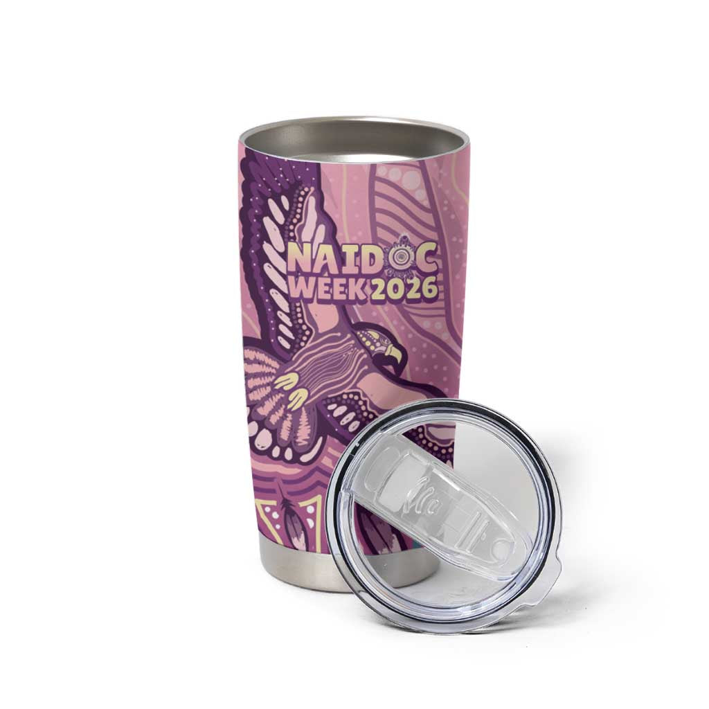 NAIDOC Week - 50 Years Deadly Tumbler Cup Pastel Wings