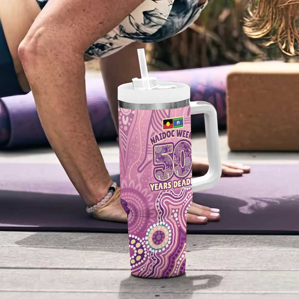 NAIDOC Week - 50 Years Deadly Tumbler With Handle Pastel Wings
