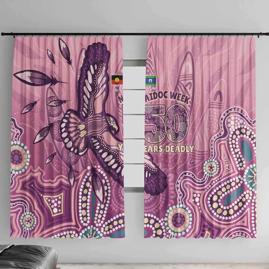 NAIDOC Week - 50 Years Deadly Window Curtain Pastel Wings