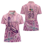 NAIDOC Week - 50 Years Deadly Women Polo Shirt Pastel Wings