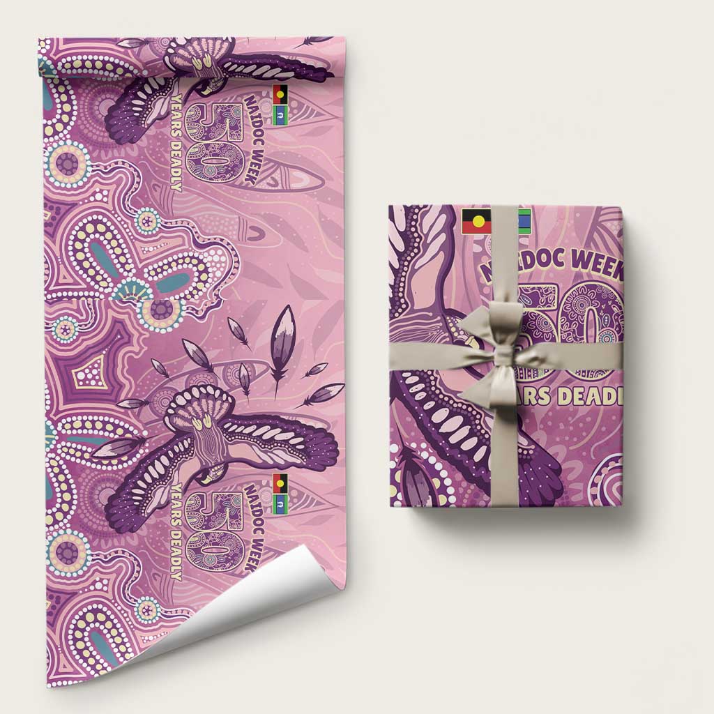 NAIDOC Week - 50 Years Deadly Wrapping Paper Pastel Wings