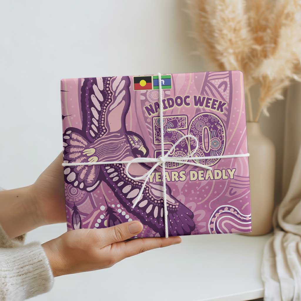 NAIDOC Week - 50 Years Deadly Wrapping Paper Pastel Wings