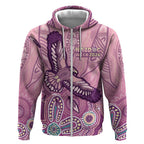 NAIDOC Week - 50 Years Deadly Zip Hoodie Pastel Wings