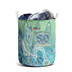 NAIDOC Week - 50 Years Deadly Torres Strait Laundry Basket Pastel Waves