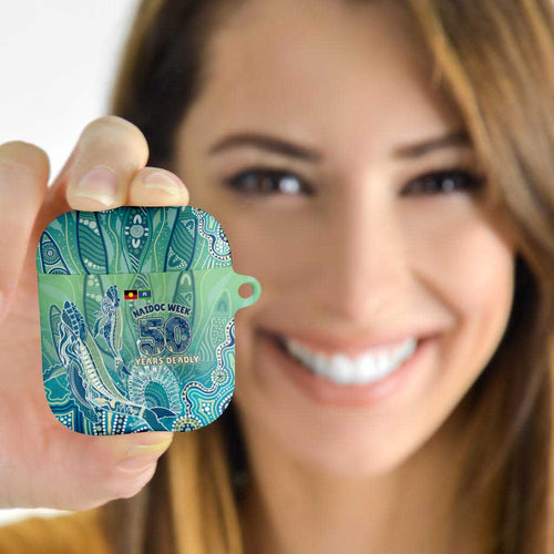 NAIDOC Week - 50 Years Deadly Torres Strait AirPods Case Pastel Waves